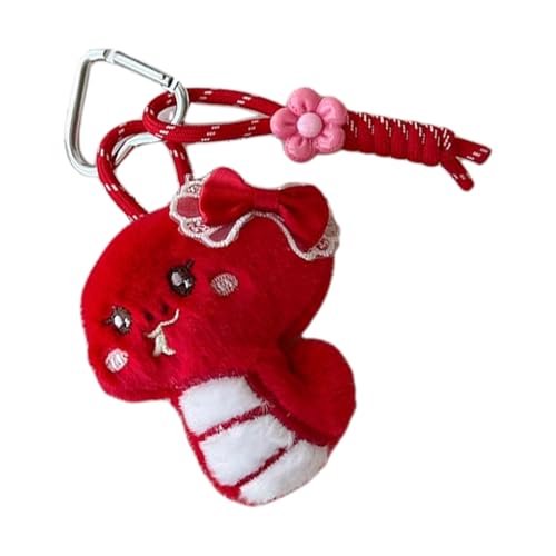 REITINGE Llavero De Serpiente Suave Mochila Bolso Con Dijes Colgante Textura Felpa Decoración Bolso Adecuado Para Todas Las Edades Serpiente Felpa
