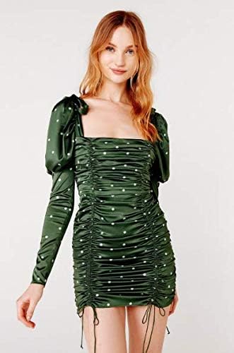 Amazon Com For Love Lemons Women S Davies Mini Dress Juniper Small Clothing Shoes Jewelry