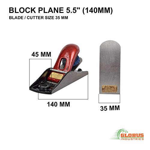 Image of BRAVO 1244 Wood Planer Machine (5.5 Inch) & 6 Inch Try Square | Randa & Right Angle Tool Set for Carpenter & Carpentry Construction | All Types Professional Woodworking Guniya Trisquare Multicolor.