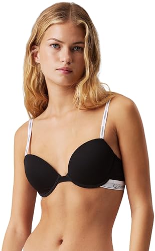 Calvin Klein Soutien-Gorge Balconnet Stretch - Lingerie Invisible sous un T-shirt en Coton