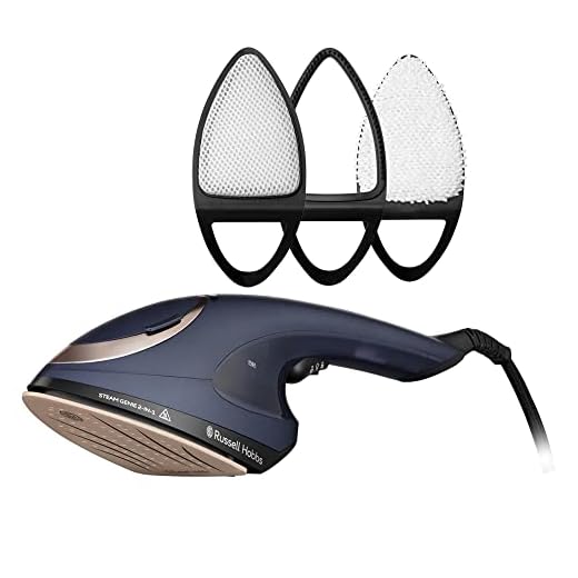 Russell Hobbs Plancha de Ropa Vapor Vertical y Plancha Tradicional, 1800 W, Suela Cerámica, Azul