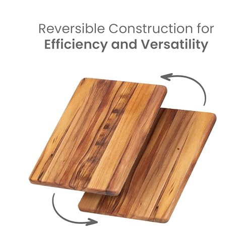 Set de 2 Tablas de Cortar de Madera de Teca miniatura 6