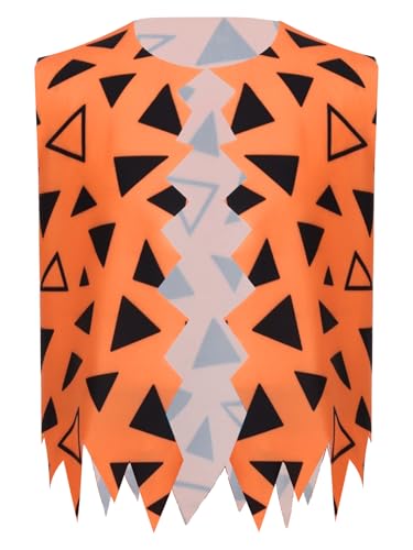 Sxiwei Kids Boys Jagged Trim Tank Top Vest Bam Caveman Waistcoat with Inflatable Stick History Outfits3