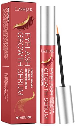 LASHJAR Upgraded Eyelash Growth Serum, Premium Lash Serum Eyebrow Enhancer Serum for Longer, Fuller Thicker Lashes & Brows