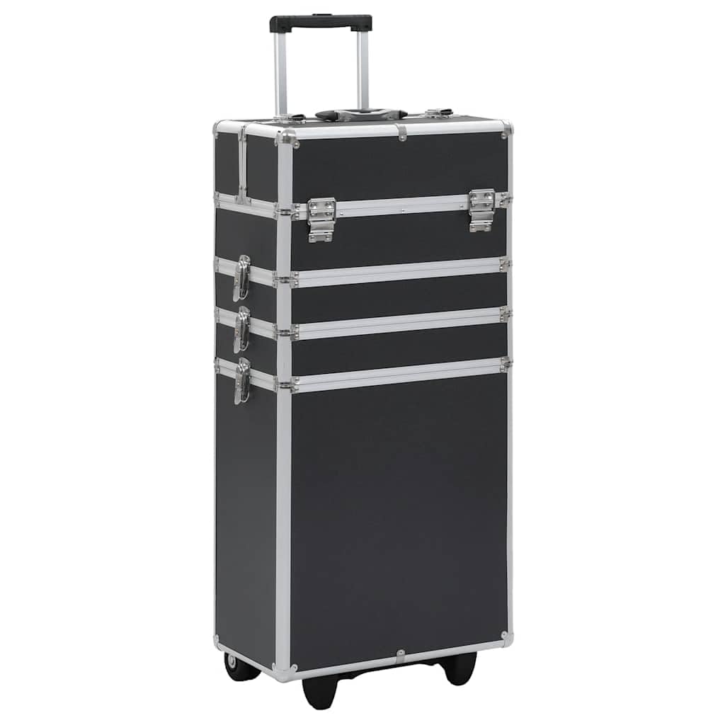 vidaXL Schminkwagen aus Aluminium Kosmetikkoffer Koffer Mehrfarbig