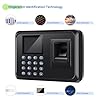 Diseleri Employee Time Clock, Clocking in Machines for Small Business, Fingerprint Punch Card Machine with 2.4 TFT LCD Fingerprint Password, Checking-in Recorder for Business Scanner with 8G U-Disk #3