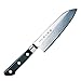 Tojiro Messer - japanische 37 Lagen Damastmesser HQ - Santokumesser - Klinge 17 cm - mit Edelstahl Zwinge - 507