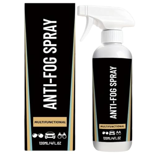 Anti Fog Spray, Clear Vision, X1, Glass Protection Solution, Windshield Care Liquid, Easy Apply, for Automotive, Home, Shower, Windshield, Mirror, Interior, Car, Truck