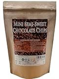Mini Semi-Sweet CHOCOLATE CHIPS 4.5LB Pouch are small chips of semi sweet chocolate, morsels can be used for baking, cookies, cakes, sweet breads, pancakes, waffles, pudding, muffins, pies, hot chocolate, crepes, trail mix, pastries, Vegan, Dairy Free, Nuts Free, Egg Free, Gluten Free, large, KOSHER, Vegan, Dairy Free, Nuts Free, Egg Free, Gluten Free, chocolate chips