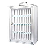 Gabinete transparente para guardar teléfonos móviles, con números seguros, para escuelas, fábricas y exámenes, caja de seguridad fiable para artículos valiosos
