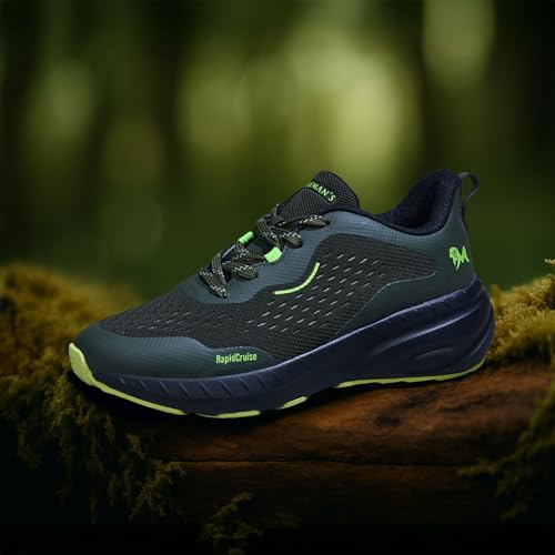 Image of Neeman's Begin Walk Drift Sneakers for Men | Breathable Knit Upper, Cushioned EVA Sole | Lightweight Walking Shoes for Everyday Comfort
