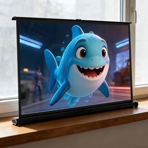 Pantalla Retráctil Portátil de Mesa 50 pulgadas 16:9 miniatura 3