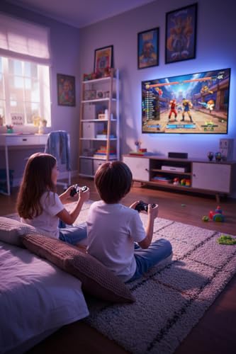 Image of NextTech M18 UHD Console with Retro Built-in Games | Portable Handheld Video Game Console for Kids & Adults (UHD Retro Gaming Console)