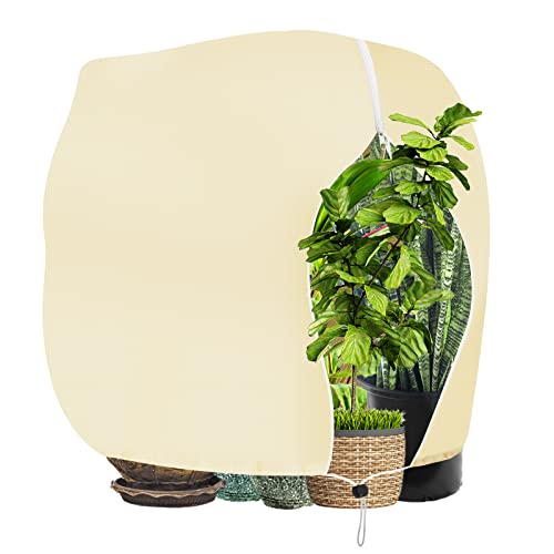 Sosayet Voile Hivernage Plante Exterieur, 120x180cm 70g/m² Housse Hivernage Plante, Housse de...