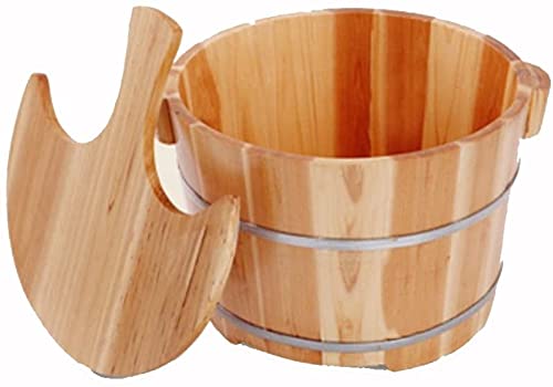 Spa de pies de madera con masaje y burbujas miniatura 3