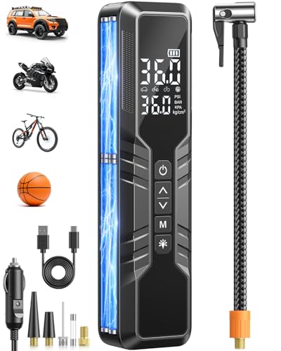 Tire Inflator Portable Air Compressor - 150PSI Cordless Air Pump