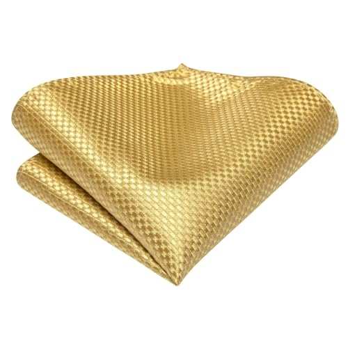 Dubulle Self Tie Bowties for Men Woven Mens Bowties and Pocket Square Cufflinks Set for Wedding Tuxedo
