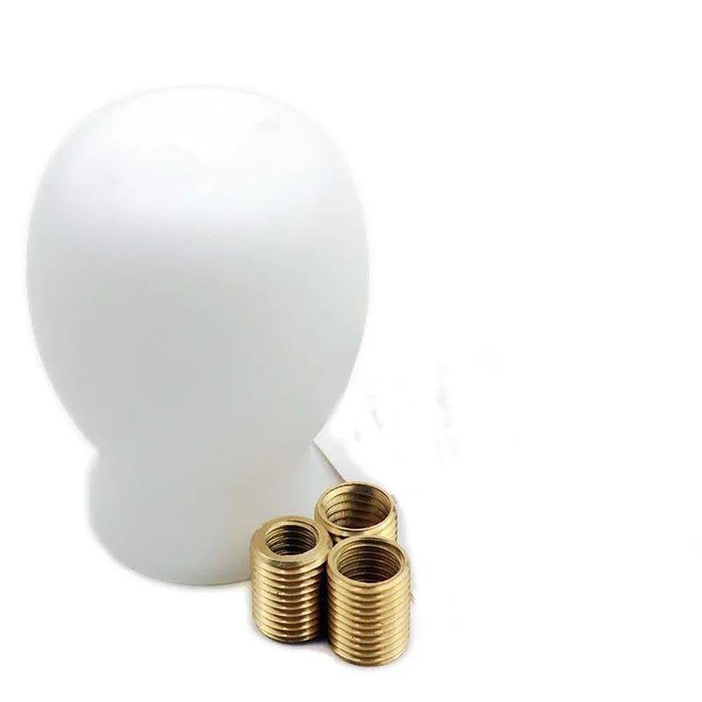 Sxqpocar White Manual Gear Shift Knob For Subaru Brz For Wrx For Sti Gear Ball Head Shift Lever Head(White)