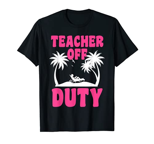 Teacher off duty Education T-Shirt, Black