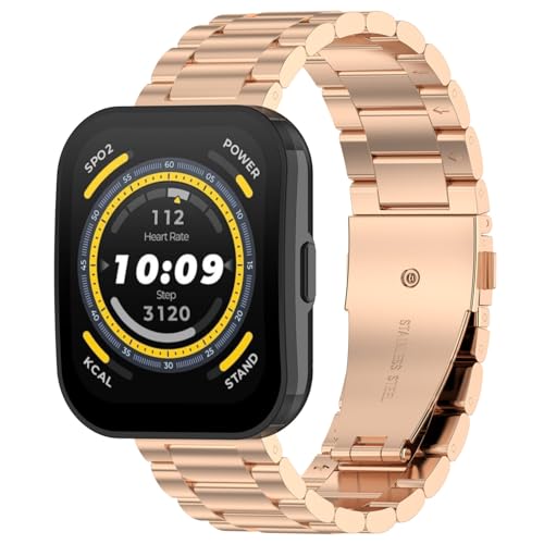 [Comtax] for Huami Amazfit bip5 �����o���h,�����X�g���b�v �������߉\ �_�炵���ւ��x���g �j�����p �V���I�~Huami Amazfit bip5 �Ή� �����o���h (���[�Y�S�[���h)