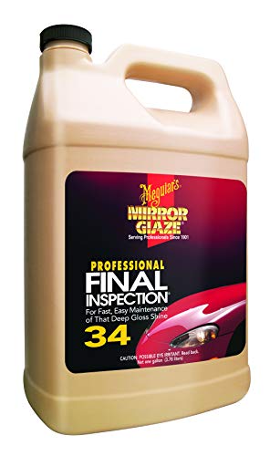 Meguiar’s M3401 Mirror Glaze Final Inspection Detailing Spray Lackschnellreiniger, 3,78L