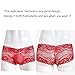 Sissy Pouch Panties Men's Hipster Lace Bikini Briefs Lingerie Underwear Red