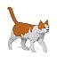 Orange and White