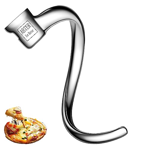 Stainless Steel Spiral Dough Hook Replacement for KitchenAid 4.55 Qt