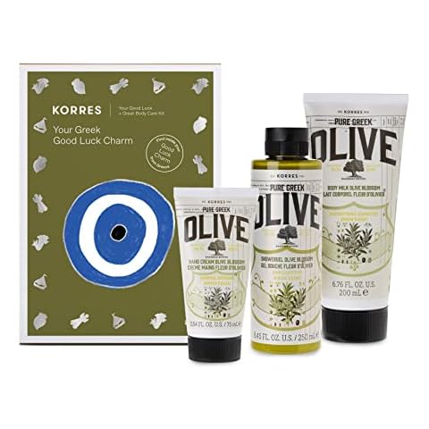 KORRES Olive Blossom Body Care Collection, 3 Piece Set Cover