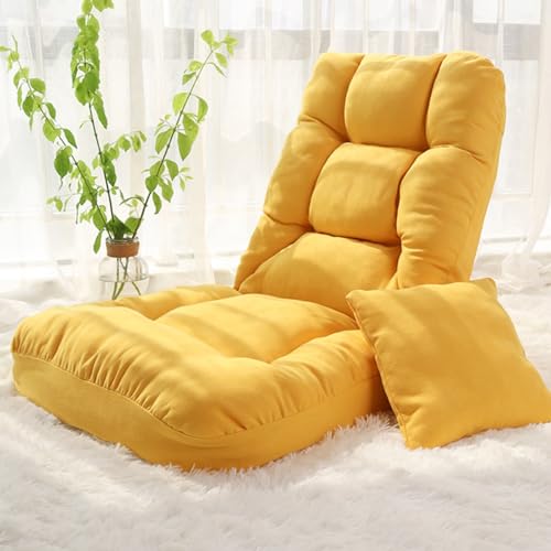 Fauteuil de sol réglable avec 5 positions pour jeu vidéo et repos