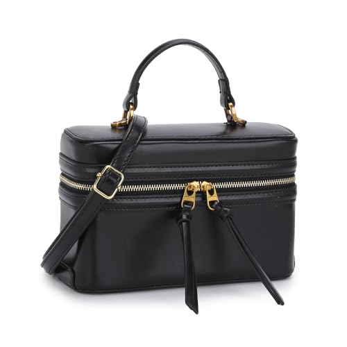 Image of Classic Satchel Crossbody Purse for Women Chic Mini Box Purse, Women Crossbody Shoulder Bag