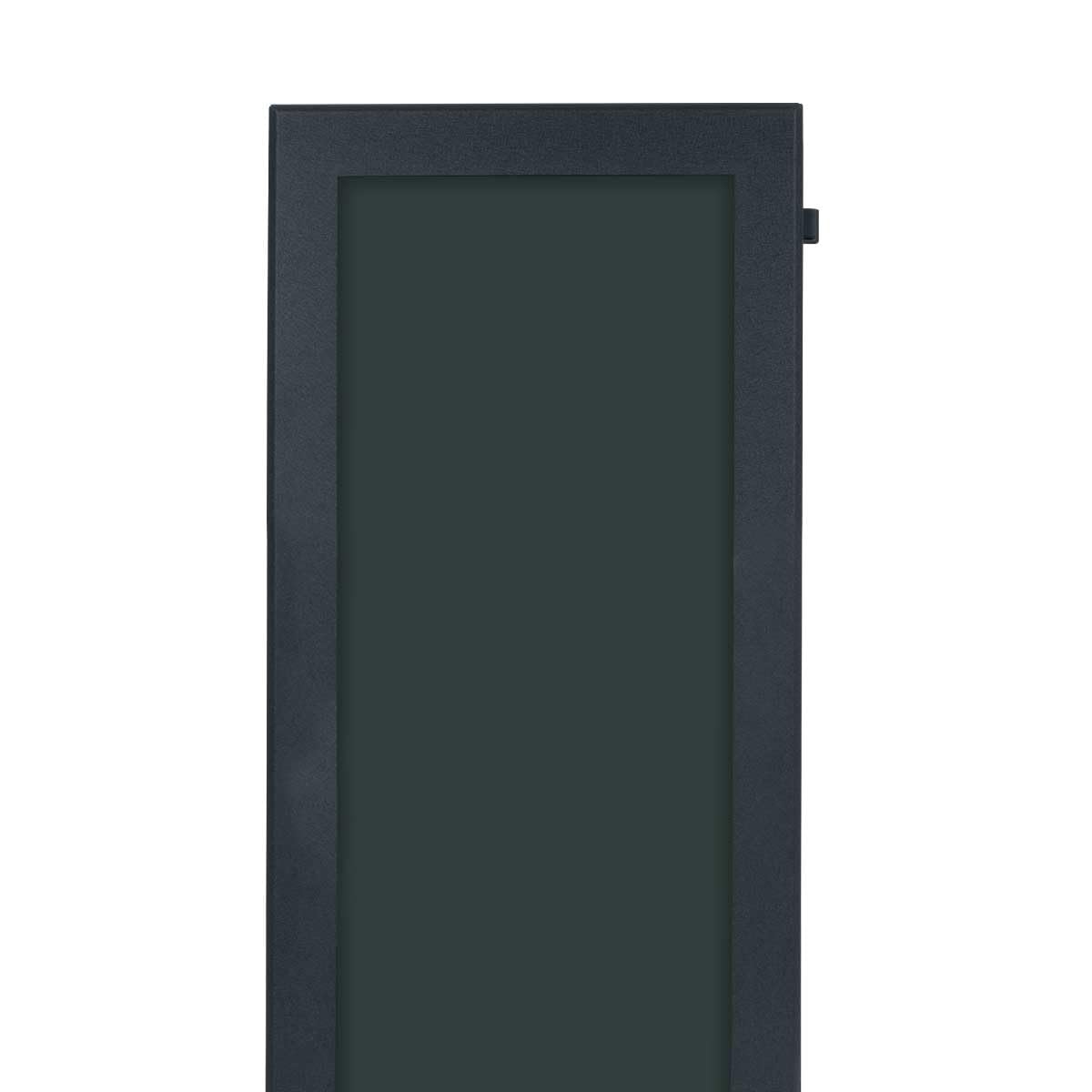 Lowell LFD-10P Smoked Plexiglass Front Door for 22 Inches / 23 Inches Wide Rack, 10 U; Steel Frame; 20 Inches Wide x 1 Inch Deep; Extends 1 Inch from Rack Frame; Integral Recessed Handle