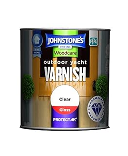 Johnstone's Woodcare Outdoor Yacht Varnish - Clear 250ml