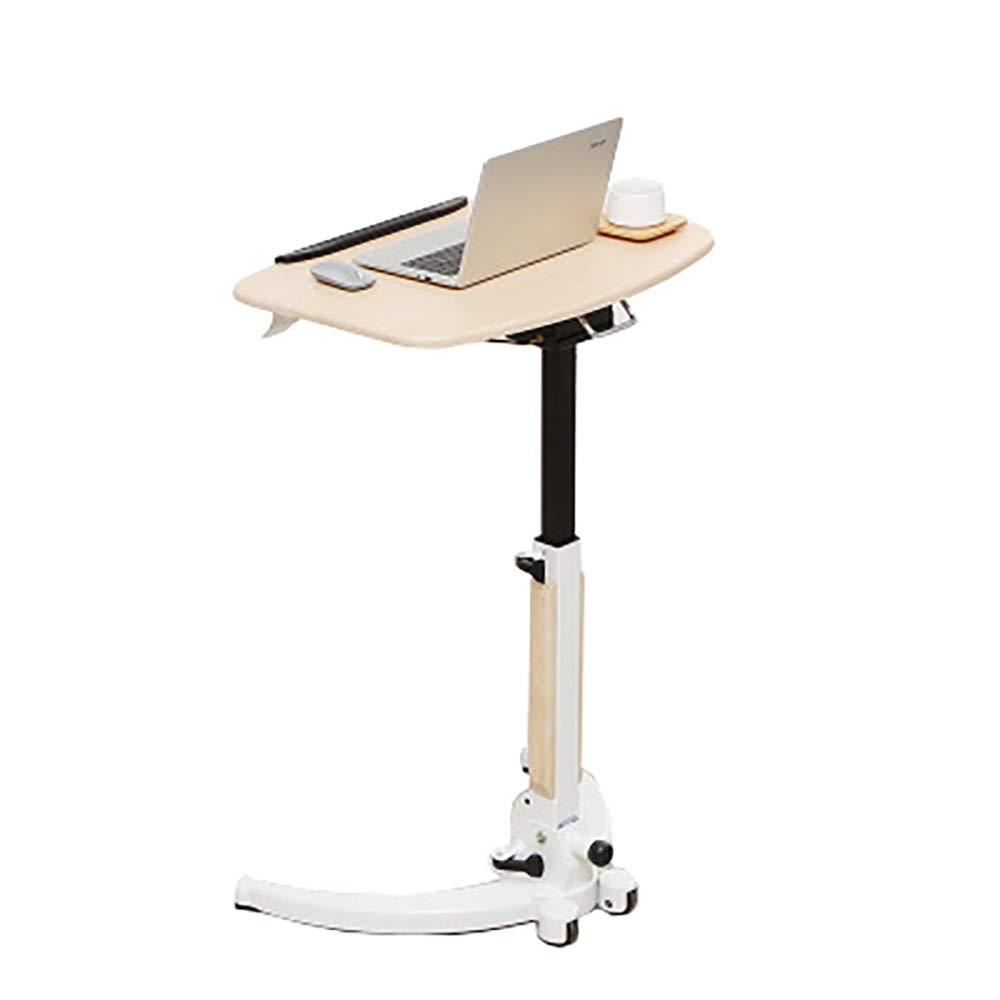 Podium Mobile Pliable à Hauteur réglable avec Cadre en Acier pour Discours Scolaire, Entreprise, Restaurant, Mariage (Couleur : érable Blanc, Taille : 110 x 40 x 70 cm)