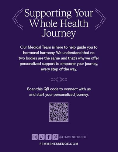 Foto de Femmenessence MacaPause - Clínicamente probado para posmenopausia, suplementos naturales de equilibrio hormonal para mujeres, salud ósea y cardíaca, alivio de síntomas, 120 cápsulas de raíz de maca (imagen 7)