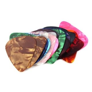 Musiclily 0,7mm Pearloid Médiators Medium pour Guitare ou Basse,Couleur Aléatoire (20 Pièces) - Les Beatles, Paul McCartney, John Lennon, RIngo Starr, George Harrison Musiclily 0,7mm Pearloid Médiators Medium pour Guitare ou Basse,Couleur Aléatoire (20 Pièces) – Image 2
