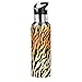 XIXIKO - Thermos portatile con stampa a tema tigre, 600 ml, in metallo, isolato sottovuoto, per bevande calde e fredde, in acciaio inox, per sport, yoga, palestra