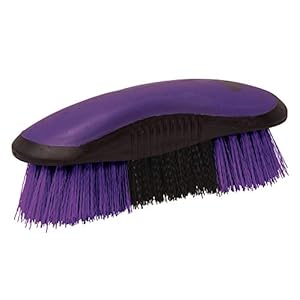 Weaver Leather Dandy Brush, Black/Purple