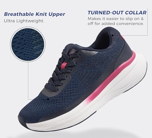 LUCKY STEP Women Running Shoes Chunky Tennis Workout Athletic Sports Gym Sneakers Cross Training Hiking Breathable Non Slip Walking Shoes3