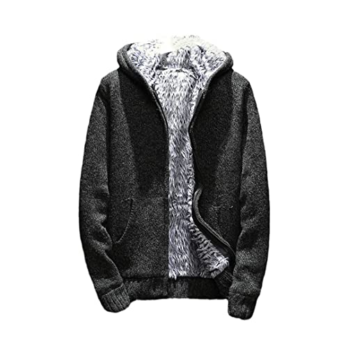 Pull à capuche en tricot chaud Vogrtcc, idéal pour les sorties citadines et balades d'hiver