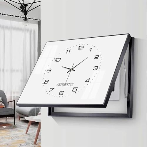 Boîte de compteur électrique cachée par un cadre amovible design
