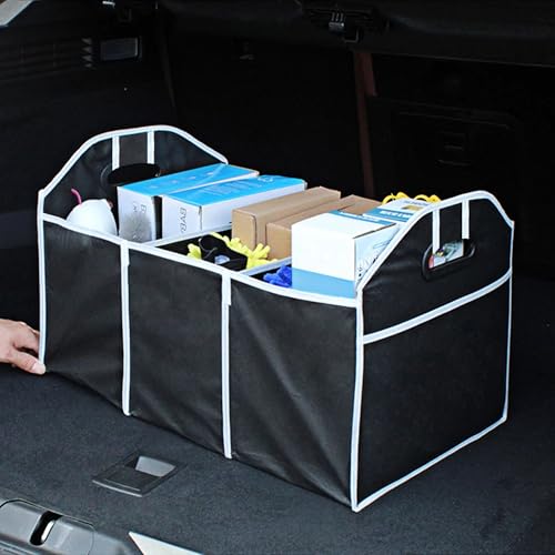 PLASTIFIC - Car Boot Organiser - Non-Slip Tidy Boot Bag - Multi-Compartment - Essential Car Accessories, Heavy Duty Collapsible Foldable Shopping Tidy Storage - Image 9