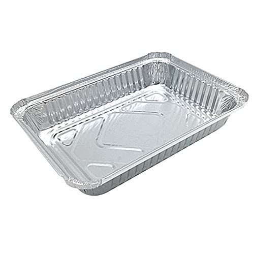 50Pcs Disposable BBQ Aluminum Foil Pans Grease Drip Pan Grill Catch Tray Outdoor Supplies