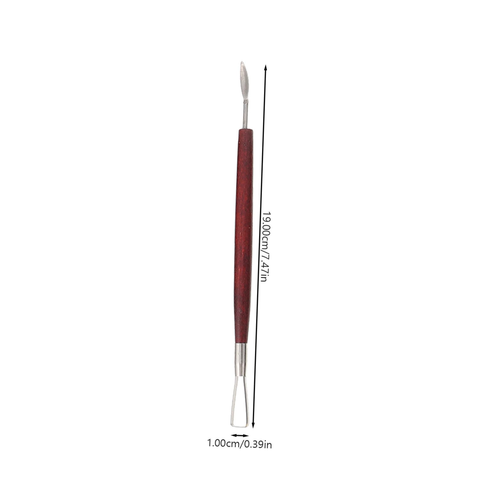 OSALADI Crafting Essential DIY Clay Tool Kit 12-Piece Set Including Carving Tools Drill Pen Sponge for Polymer Clay Sculpture Pottery