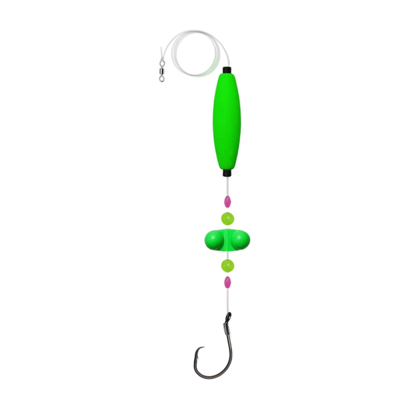 Tsophreniq Catfishes Float Rigs High Visibility Float Baits Rattles Circles Hook Fishing Buoys Bobbers Rigs High Visibility Fishing Buoys Bobbers