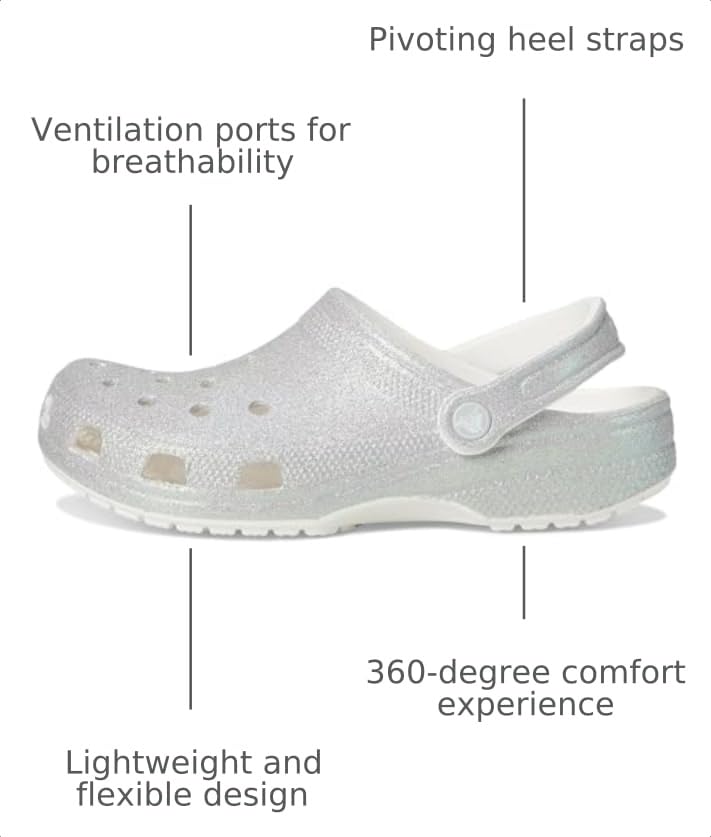 Image of Crocs Classic Clogs - Glitter