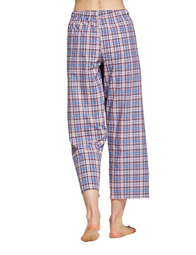 Image of CYZ Comfortable Cotton Capri Woven Pajamas for Women, Casual Capris for Women, Perfect for Daily Wear and Sleepwear