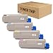 Toner Tap Oki Okidata C610 C610n C610dn C610cdn C610dtn Compatible Toner Set For OEM part# 44315304 44315303 44315302 44315301 Toner Replacement