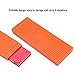 VGEBY Camping Stove Windshield 8 Plates Foldable Outdoor Gas Picnic Stove Wind Cooking Windshield Blocker with Storage Box for Outdoor Hiking Picnic BBQ(Red)