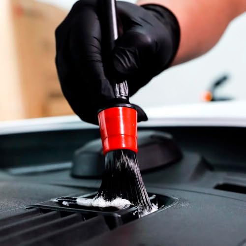 Kit de Escovas de Detalhamento Automotivo para Carro e Moto - 5 P...